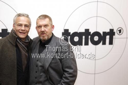Premiere des TATORT „Freddy tanzt“ aus Köln mit Ballauf (Klaus J. Behrendt) und Schenk (Dietmar Bär) (© Thomas Brill)