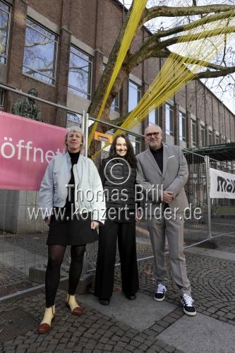 Die Ausstellung „Textile Baumskulpturen – Urbane Zeichen“ des Künstlerpaars Barbara Esser und Wolfgang Horn gastiert vom 26. Februar bis Oktober 2026 im Museum für Angewante Kunst in Köln (&copy; Thomas Brill)