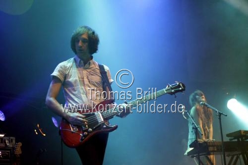 Amerikanisches Synthiepop-Duo The Hundred in The Hands beim Electronic Beats Festival im E-Werk Köln (© Thomas Brill)