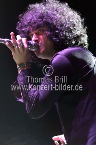 Mexikanisch-puertoricanische Rockband The Mars Volta gastierten mit Sänger Cedric Bixler-Zavala und Gitarristen Omar Alfredo Rodriguez-Lopez auf ihrer 