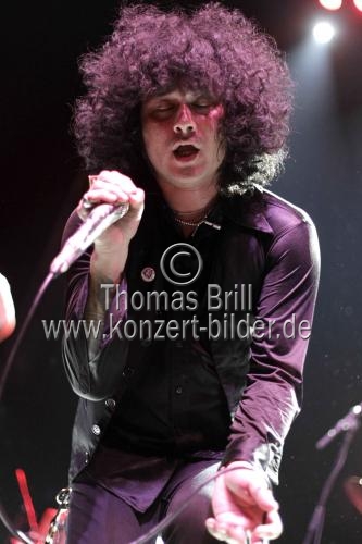 Mexikanisch-puertoricanische Rockband The Mars Volta gastierten mit Sänger Cedric Bixler-Zavala und Gitarristen Omar Alfredo Rodriguez-Lopez auf ihrer 