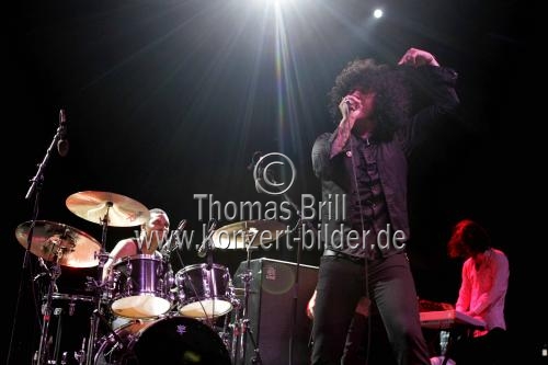 Mexikanisch-puertoricanische Rockband The Mars Volta gastierten mit Sänger Cedric Bixler-Zavala und Gitarristen Omar Alfredo Rodriguez-Lopez auf ihrer 