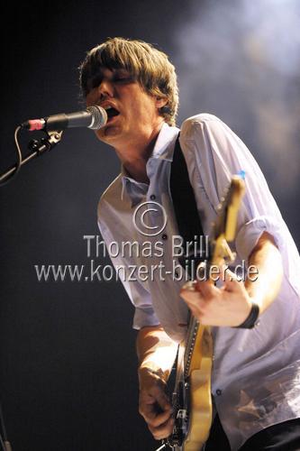Deutsche Indie-Rock-Band Tocotronic gastierte mit Sänger Dirk von Lowtzow auf ihrer 