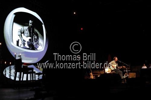 Amerikanische Sänger Eddie Vedder gastiert auf seiner 