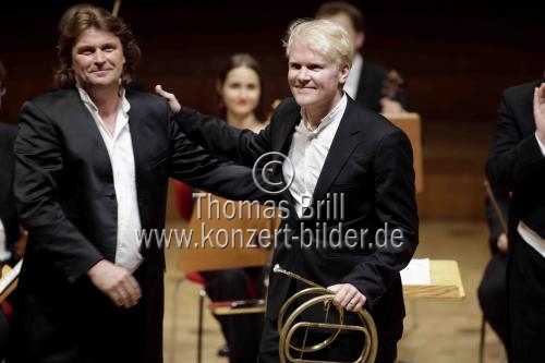 Deutsche Tenor Klaus Florian Vogt gastiert in Begleitung des Stuttgarter Kammerorchester unter der Leitung des deutschen Dirigenten Matthias Foremny in der Philharmonie Köln (&copy; Thomas Brill)