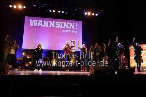Vorstellung des Ensembles von „WAHNSINN! Das Musical