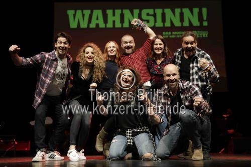 Vorstellung des Ensembles von „WAHNSINN! Das Musical