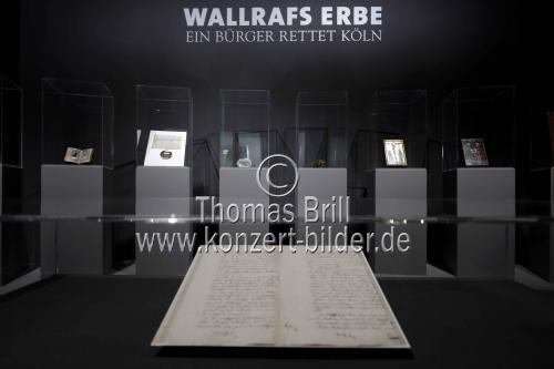 Ausstellung „Wallrafs Erbe. Ein Bürger rettet Köln“ gastiert vom 23. März bis 8. Juli 2018 im Wallraf-Richartz-Museum Köln (&copy; Thomas Brill)