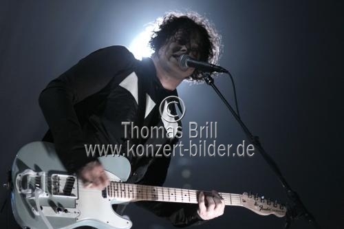 Amerikanischer Garage Rock-Sänger und Gitarrist Jack White gastiert auf seiner 