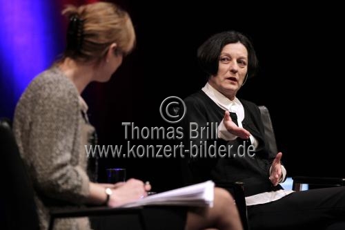 Deutsche Schriftstellerin Herta Müller liest aus ihrem Roman 
