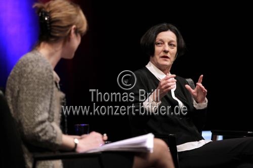 Deutsche Schriftstellerin Herta Müller liest aus ihrem Roman 