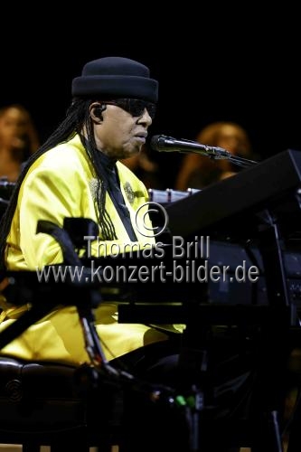 Amerikanische Pop- und Soul-Sänger Stevie Wonder feiert 50 Jahre „Songs In The Key of Life“-Tour in der Lanxessarena Köln (&copy; Thomas Brill)
