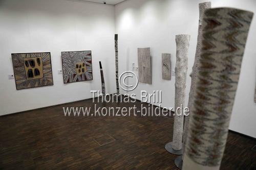 Ausstellung „Wüste – Meer – Schöpfermythen/Aboriginal Art der Spinifex und Yolŋu“ gastiert vom 10. November 2017 bis 4. März 2018 im Rautenstrauch-Joest-Museum Köln (&copy; Thomas Brill)