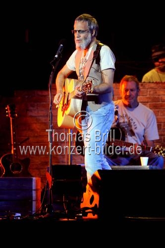 Britisch-zypriotischer Sänger Cat Stevens alias Yusuf gastiert auf seiner 