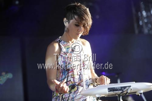 Französische Chanson- und Jazz-Sängerin Isabelle Geffroy alias 