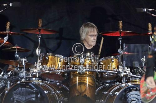 Amerikanische Bluesrock- und Southern Rock-Band ZZ Top gastiert auf ihrer 