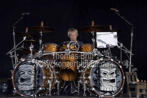 Amerikanische Bluesrock- und Southern Rock-Band ZZ Top gastiert auf ihrer 