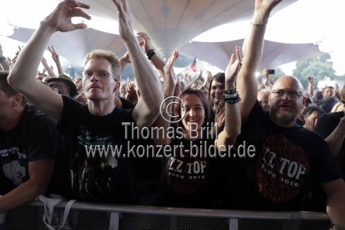 Amerikanische Bluesrock- und Southern Rock-Band ZZ Top gastiert auf ihrer 