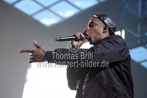 Amerikanische Rapper Jay-Z gastiert auf seiner 