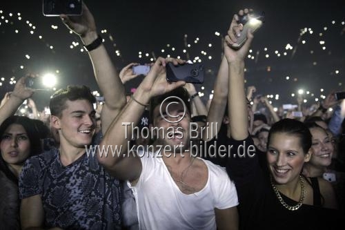 Amerikanische Rapper Jay-Z gastiert auf seiner 