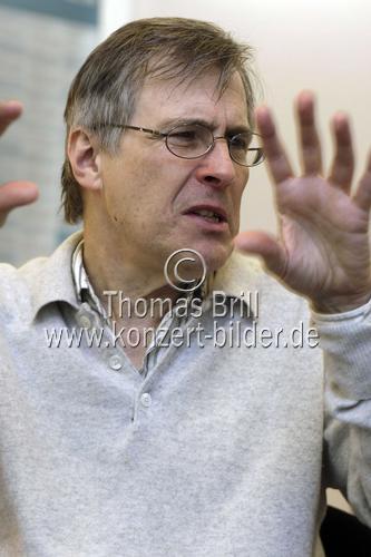 Deutsche Pianist und Dirigent Christian Zacharias in der Philharmonie Köln (&copy; Thomas Brill)