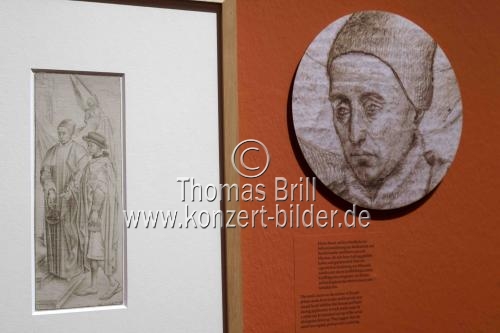 Die Ausstellung „Zeichnung im Labor – Papier trägt Kunst“ zeigt vom 10. November 2023 bis 18. Februar 2024 Meisterzeichnungen von Rubens oder Rembrandt unter dem Mikroskop im Wallraf-Richartz-Museum Köln (© Thomas Brill)