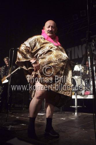 Deutsche Rocksänger Jürgen Zeltinger gastierte mit seiner Band auf seiner 