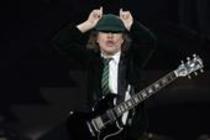 Australische Hardrock-Band AC/DC gastierten mit Sänger Brian Johnson und Gitarrist Angus Young auf ihrer "Black Ice"-Open Air Tour im RheinEnergie Stadion Köln (© )