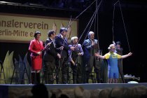 Ensemble spielt das Stück "AFD - Angler für Deutschland" bei der Stunksitzung 2017 im E-Werk Köln (© Thomas Brill)