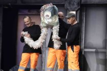 Stück "AWB" bei der Stunksitzung 2026 im E-Werk Köln (&copy; Thomas Brill)