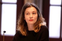 Amerikanische Schriftstelleri Rachel Kushner liest aus ihrem neuen Roman "See der Schöpfung" im Literaturhaus Köln (© Thomas Brill)