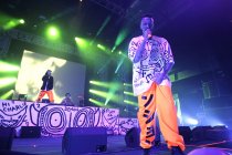 Südafrikanische Rap-Rave-Band Die Antwoord gastiert auf ihrer "Donker Mag"-Tour im Palladium Köln (© Thomas Brill)