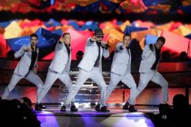 Amerikanische Boygroup Backstreet Boys gastiert auf ihrer "In a World Like This"-Tour in der Arena Oberhausen (© Thomas Brill)