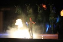 Deutscher Stand Up-Comedian Mario Barth mit seinem Programm "Männer sind peinlich, Frauen manchmal auch!" in der Lanxess-Arena Köln (© Thomas Brill)