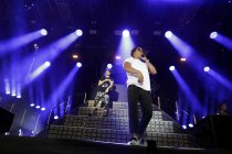 Deutsche Hip-Hop-Musikgruppe Beginner gastieren auf ihrer "Advanced Chemistry"-Tour im Rahmen der c/o pop 2018 Open Air am Tanzbrunnen Köln (© Thomas Brill)