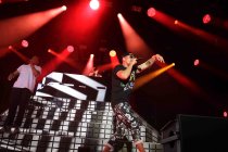 Deutsche Hip-Hop-Musikgruppe Beginner gastieren auf ihrer "Advanced Chemistry"-Tour im Rahmen der c/o pop 2018 Open Air am Tanzbrunnen Köln (© Thomas Brill)