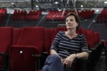 Intendantin des Schauspielhaus Köln Karin Beier in der Veranstaltunghalle EXPO XXI, Köln (© Thomas Brill)