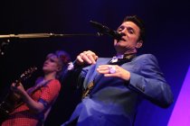 Deutscher Rock-Musiker und Ärzte-Sänger Bela B. gastiert mit Peta Devlin und Smokestack Lightnin’ auf seiner "Bye now"-Tour im Gloria Theater Köln (&copy; Thomas Brill)