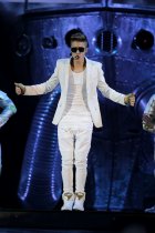 Kanadischer Pop-, R und B-Sänger Justin Bieber gastierte auf seiner "	Believe"-Tour in der Lanxess-Arena Köln (© Thomas Brill)