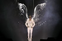 Kanadischer Pop-, R und B-Sänger Justin Bieber gastierte auf seiner "	Believe"-Tour in der Lanxess-Arena Köln (© Thomas Brill)