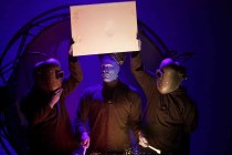 Blue Man Group - The Only Show As Colourful As Life! gastiert vom 11. bis 31. Dezember 2018 im Musical Dome Köln (© Thomas Brill)