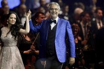 Italienische Tenor Andrea Bocelli gastiert auf seiner "Cinema"-Tour in der Lanxess-Arena Köln (© Thomas Brill)