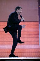 Kanadischer Jazz-Sänger Michael Bublé gastiert auf seiner "Higher"-Tour in der Lanxess-Arena Köln (&copy; Thomas Brill)