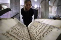 Die Ausstellung "Mittelalterliche Bücher – von Frauenhand" gastiert vom 26. Oktober 2021 bis 30. Januar 2022 im Museum Schnütgen Köln (&copy; Thomas Brill)