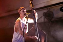 Deutsche Weltmusik-Band Bukahara gastiert auf ihrer "Tales of the Tides"-Open Air Tour an der Südbrücke Köln (© Thomas Brill)