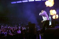 Deutsche Rapper Anis Mohamed Youssef Ferchichi alias "Bushido" gastiert auf seiner "Alles wird gut"-Tour in der Lanxess-Arena Köln (&copy; Thomas Brill)