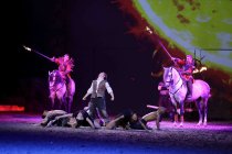 Europäische Pferdeshow CAVALLUNA gastiert mit ihrem Programm "Welt der Fantasie" am 06. und 07. April 2019 mit drei Shows in der Lanxess-Arena Köln (© Thomas Brill)