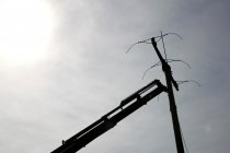 Schwedische Künstlerin Nina Canell gastiert mit ihrem Werk "Power (Powerless)" im Rahmen der Ausstellung KölnSkulptur 7 im Skulpturenpark Köln (© Thomas Brill)