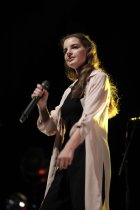 Deutsche Sängerin Yvonne Catterfeld gastiert auf ihrer "Guten Morgen Freiheit"-Tour im E-Werk Köln (© Thomas Brill)
