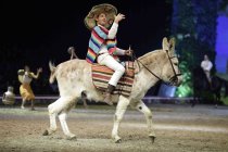 Europäische Pferdeshow CAVALLUNA gastiert mit ihrem Programm "Geheimnis der Ewigkeit" am 29. und 30. April 2023 mit drei Shows in der Lanxess-Arena Köln (© Thomas Brill)